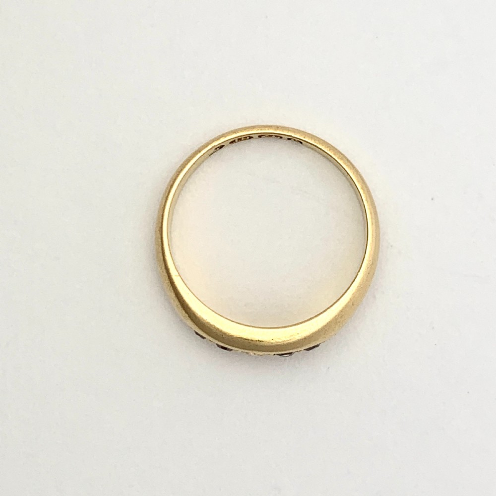 Victorian Five-stone Diamond 18CT Gold Ring View II