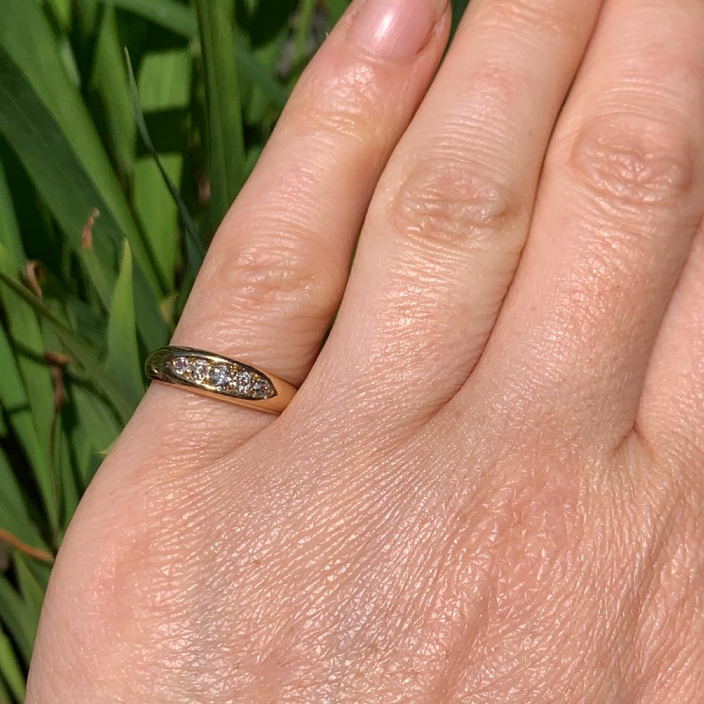 Victorian Five-stone Diamond 18CT Gold Ring View VIII