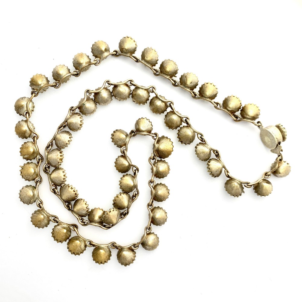 Victorian Foil Back Paste Rivière Necklace View V