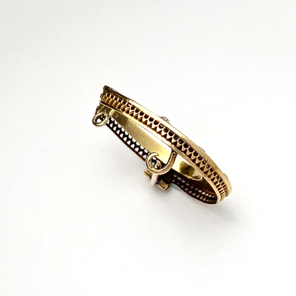 Antique 18CT Gold Diamond 