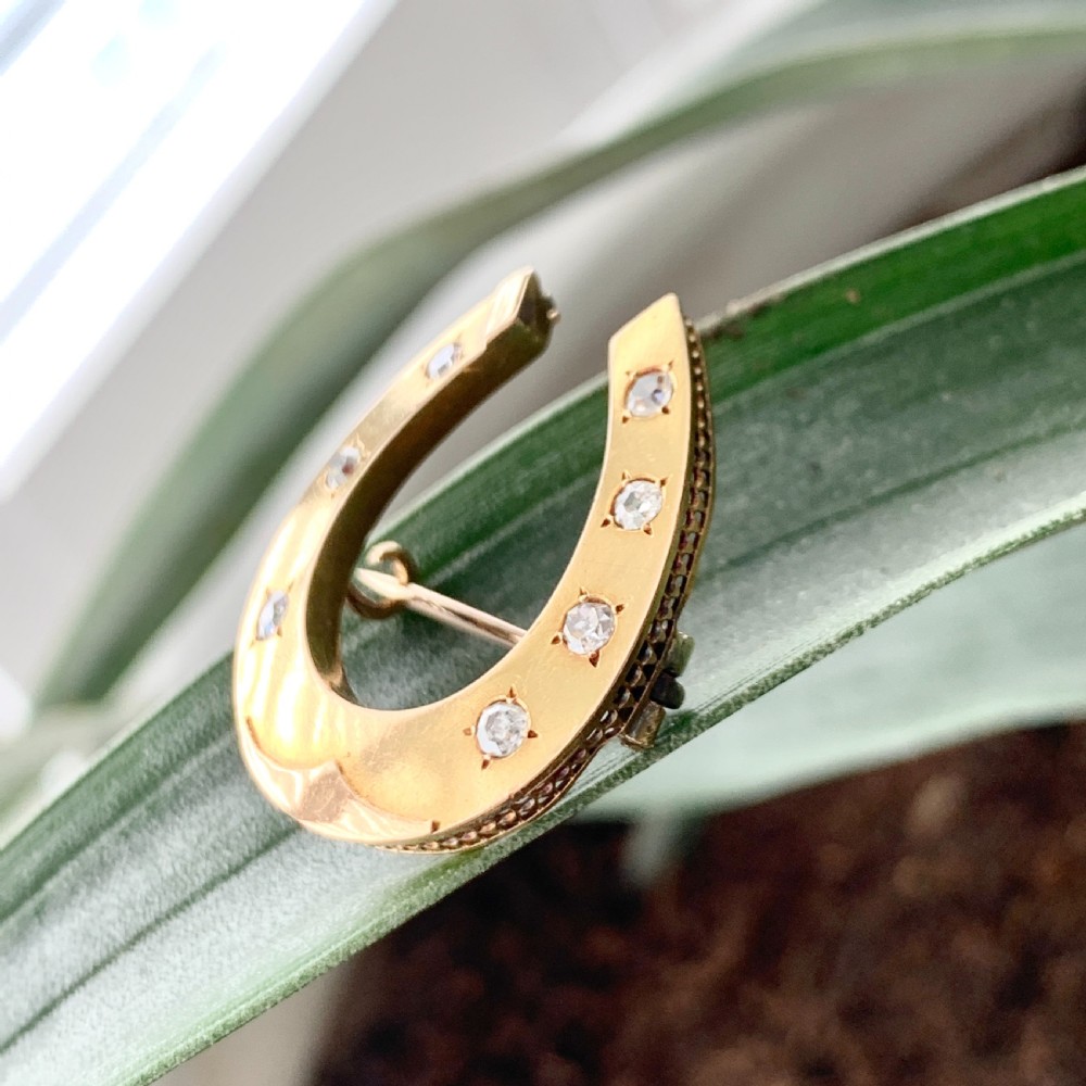 Antique 18CT Gold Diamond 