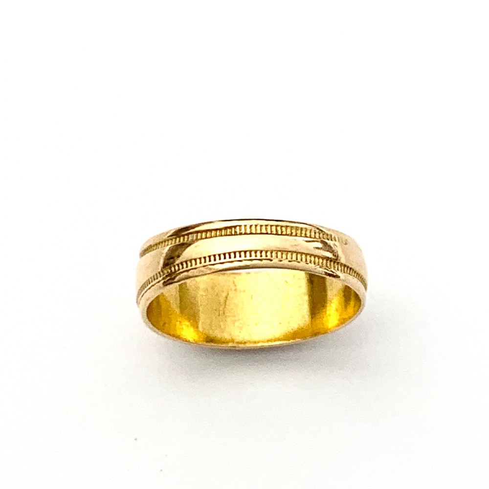 Victorian 18CT Gold Mizpah Ring View V