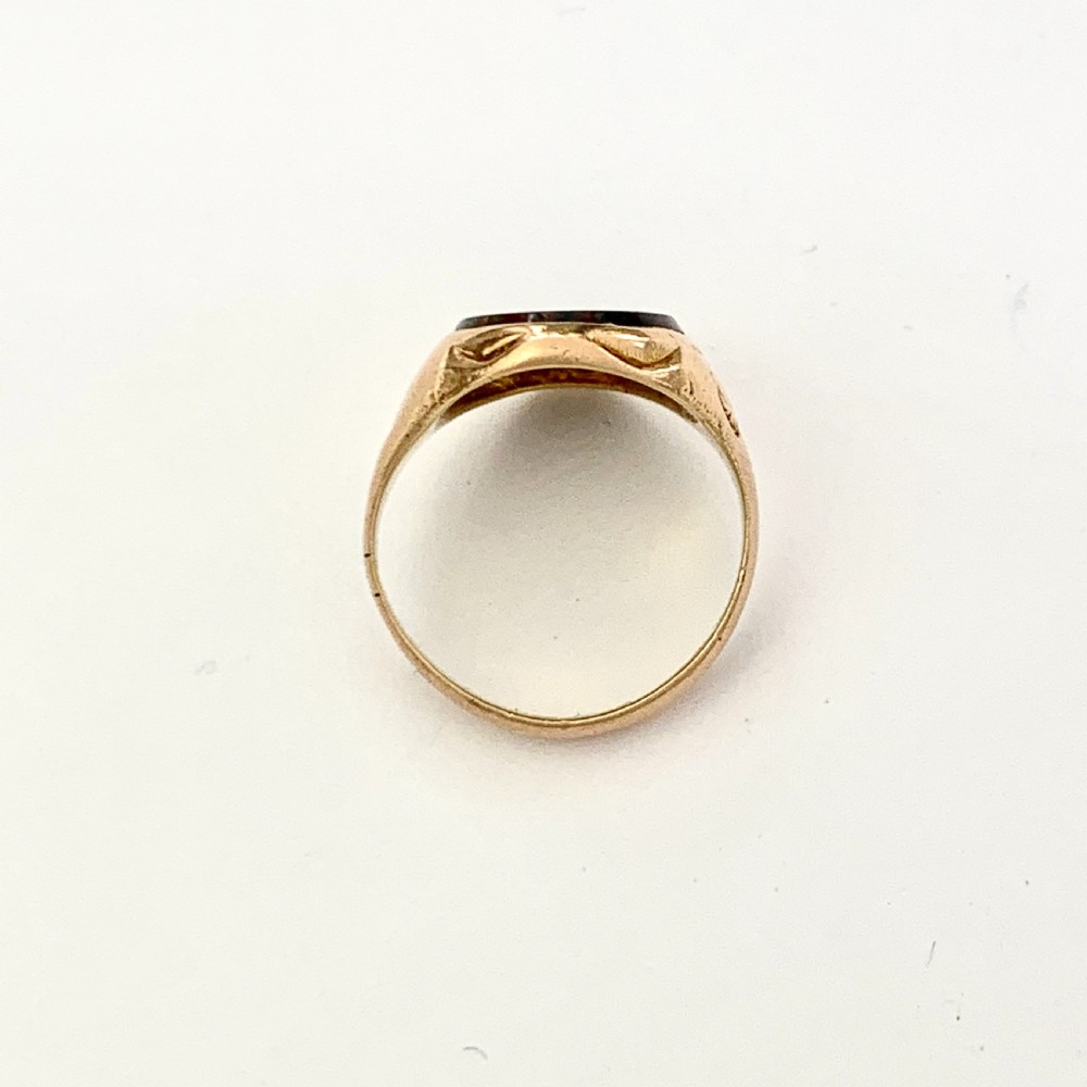 Victorian 18CT Gold Bloodstone Signet Ring View III