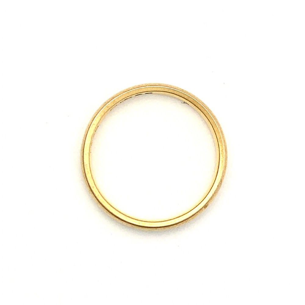Vintage 22CT Gold Wedding Band  View II