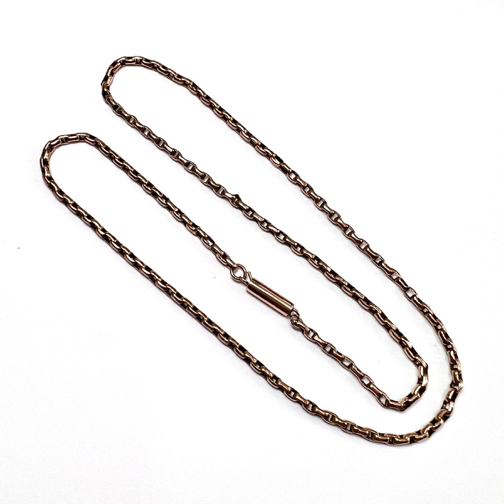 Edwardian 9CT Gold Chain Necklace