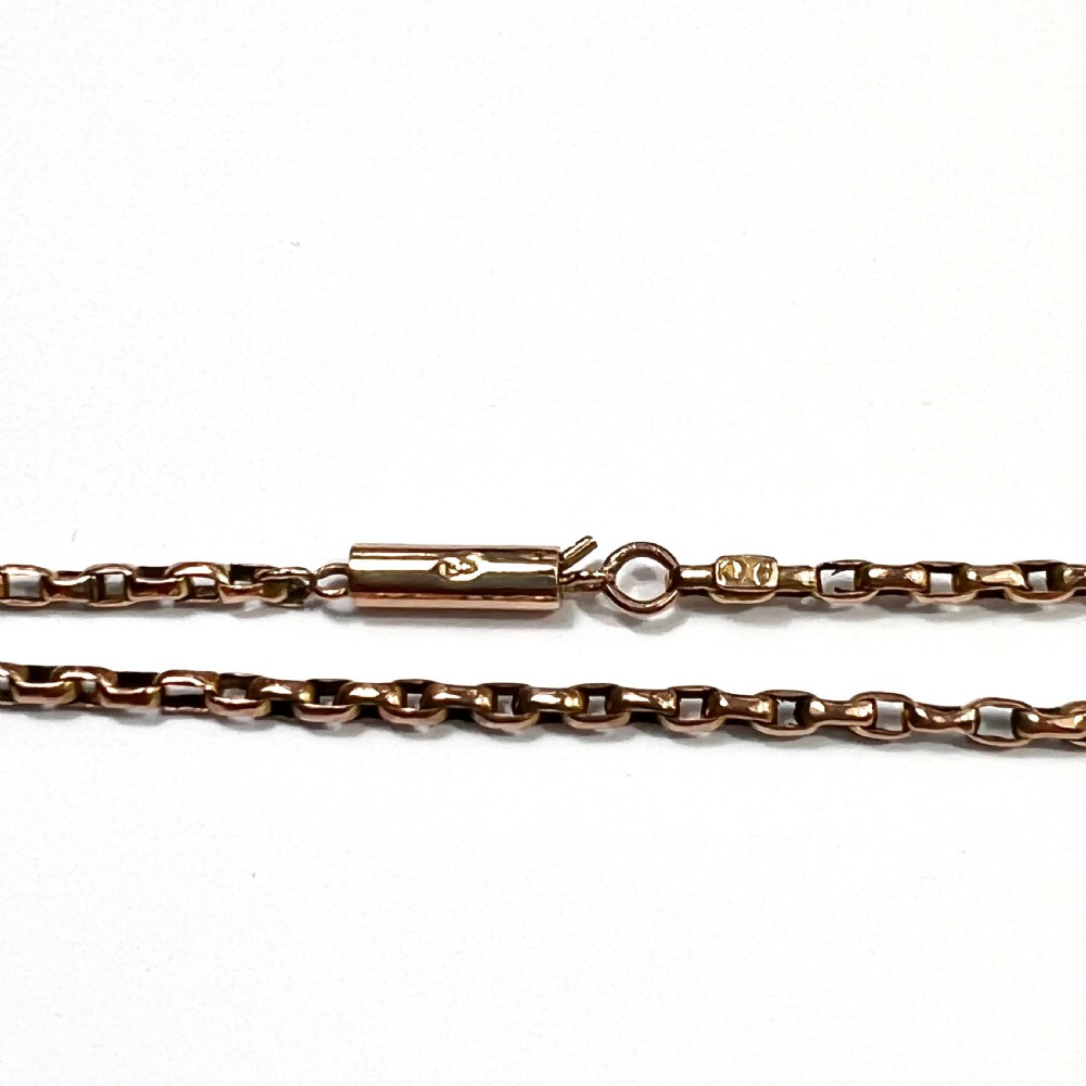 Edwardian 9CT Gold Chain Necklace View III
