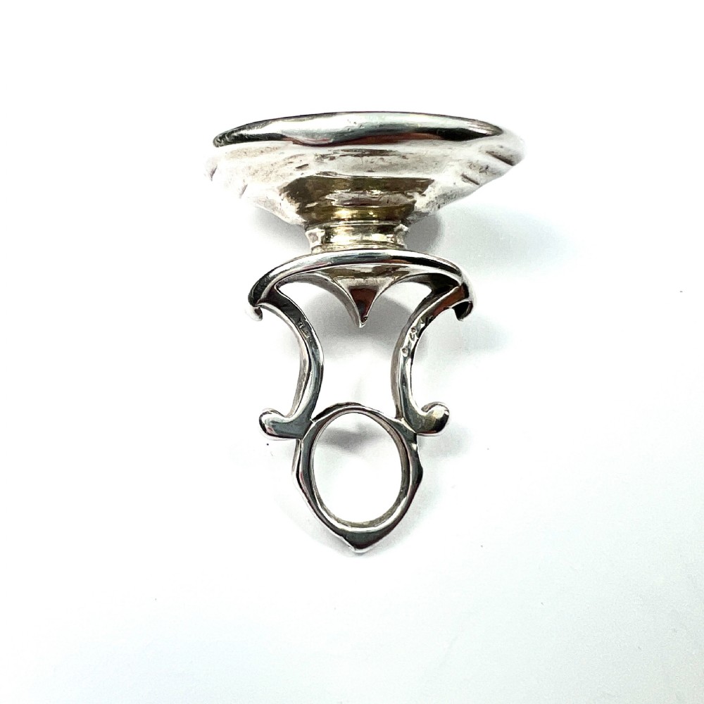 Large Victorian Solid Silver Monogram Seal Fob View III