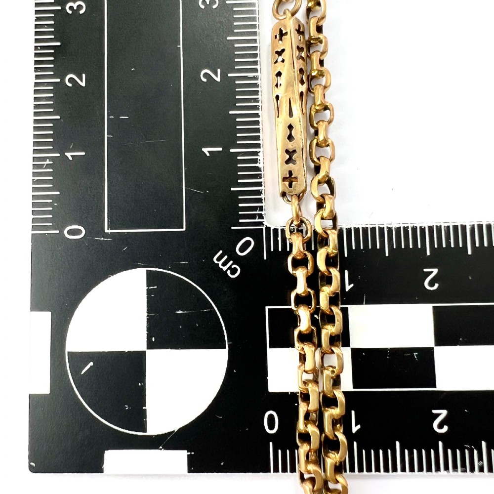 Victorian Very Long Longuard Chain with Albert Clip View VIII