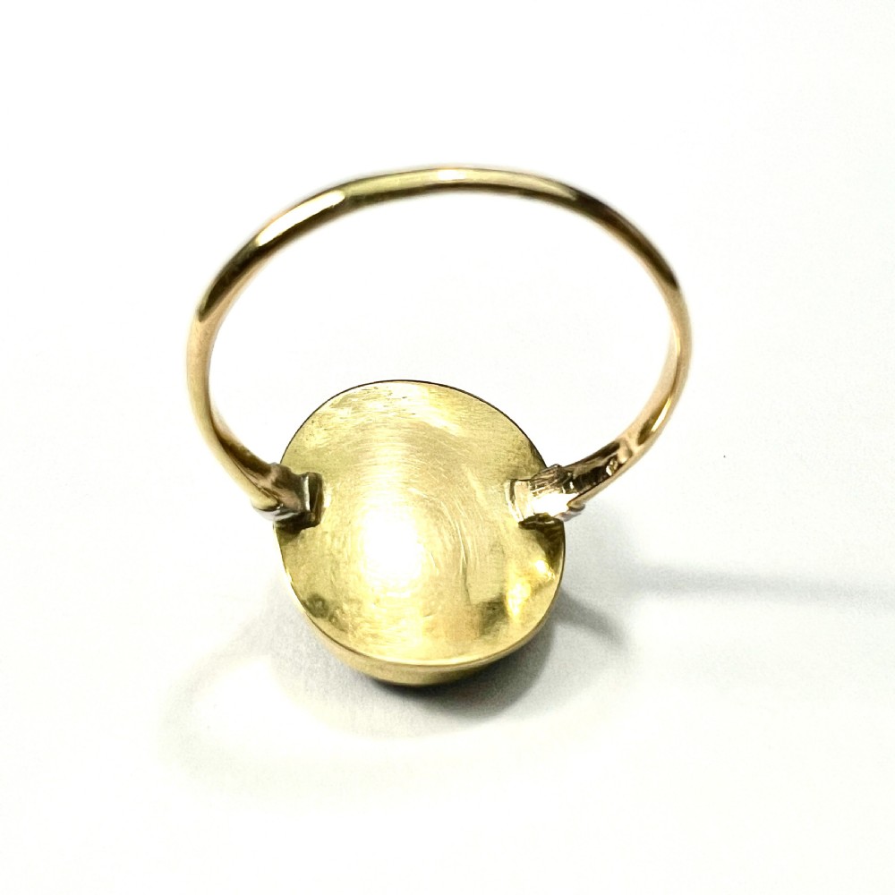Antique 18CT Gold Carved Sardonyx Cameo Ring View VII