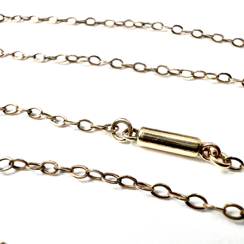 Edwardian 9CT Gold Chain Necklace View II