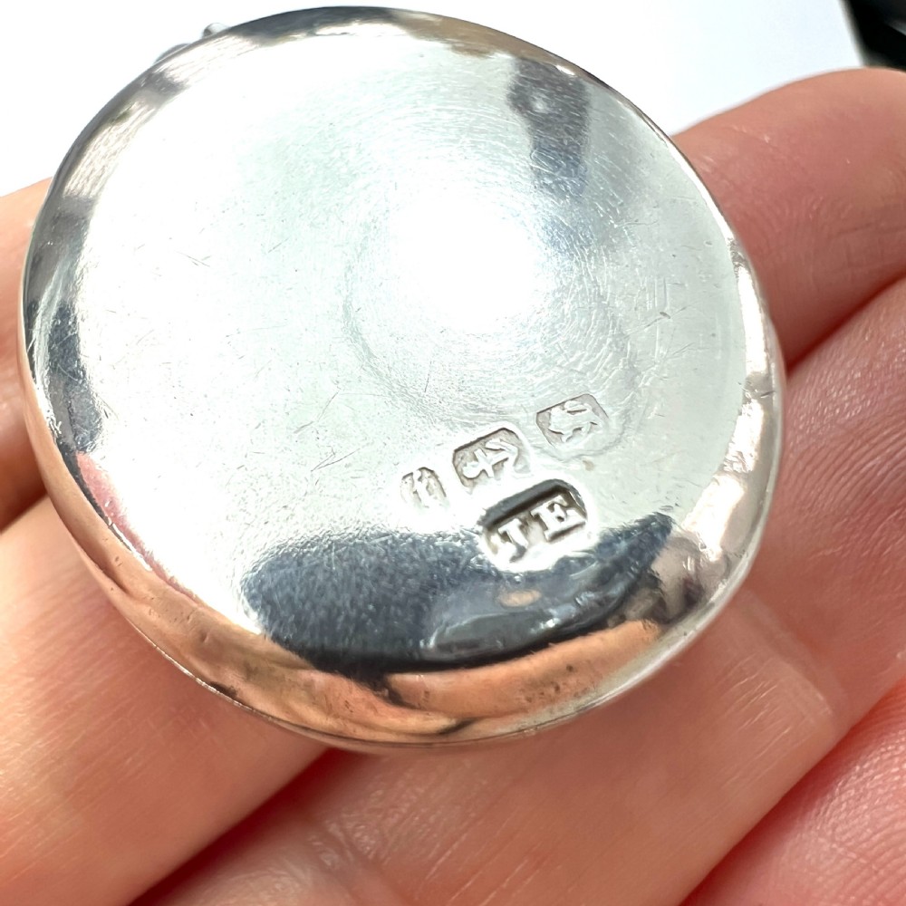 Rare Edwardian Silver Photograph Locket Pendant Necklace View IX