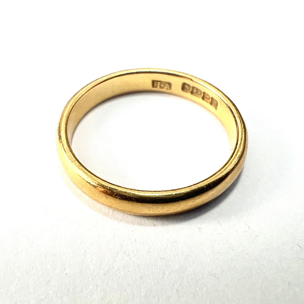 Vintage 22CT Gold Wedding Band • Stacking Ring • 3.6g View III