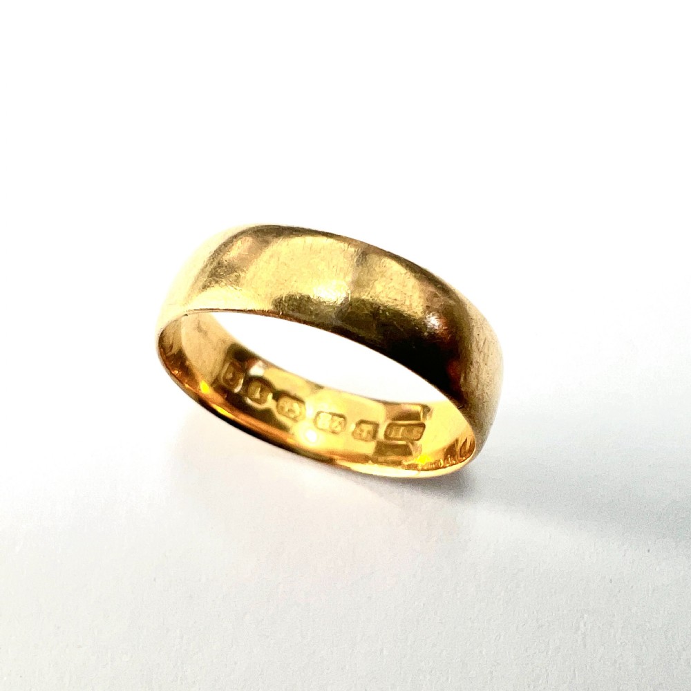 1885 Victorian 22CT Gold Wedding Band View II