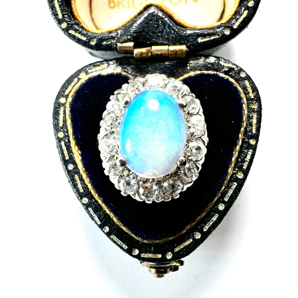Edwardian Opal and Diamond 18CT Gold Ring