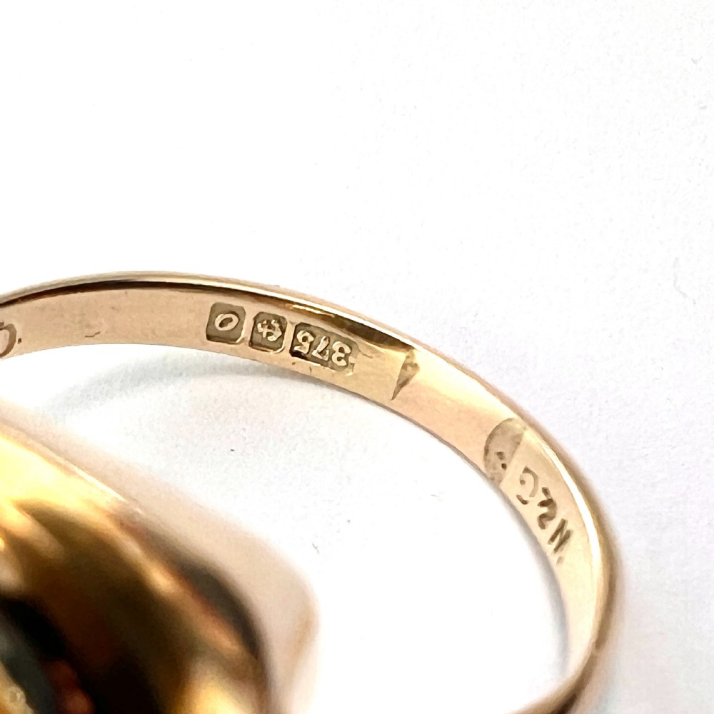 1963 Vintage 9CT Gold Citrine Ring View VII