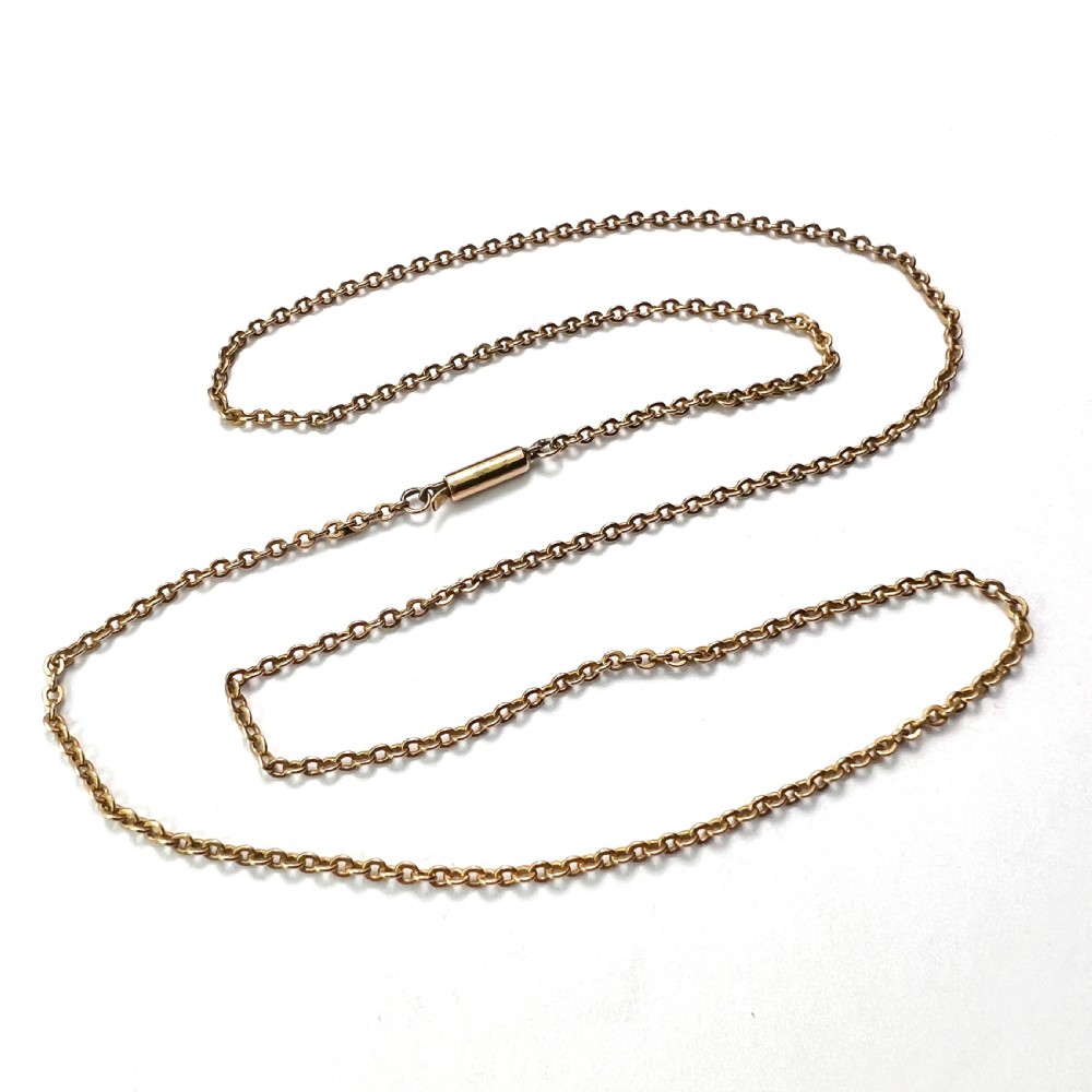 Edwardian 9CT Gold Chain Necklace View II