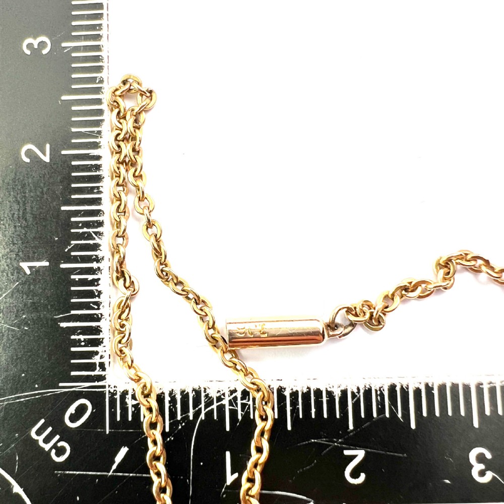 Edwardian 9CT Gold Chain Necklace View V