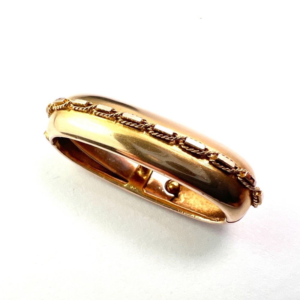 Antique 9CT Gold Scarf Clip 