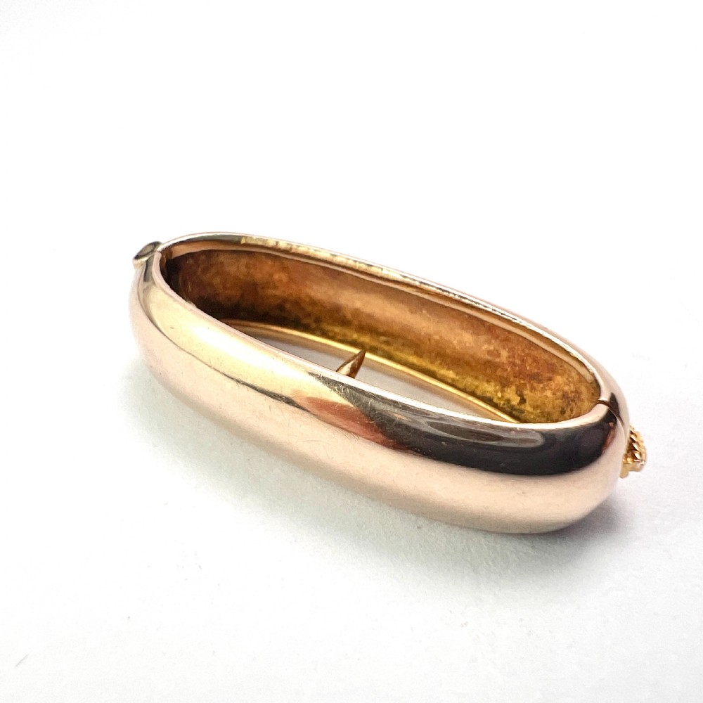 Antique 9CT Gold Scarf Clip  View IV