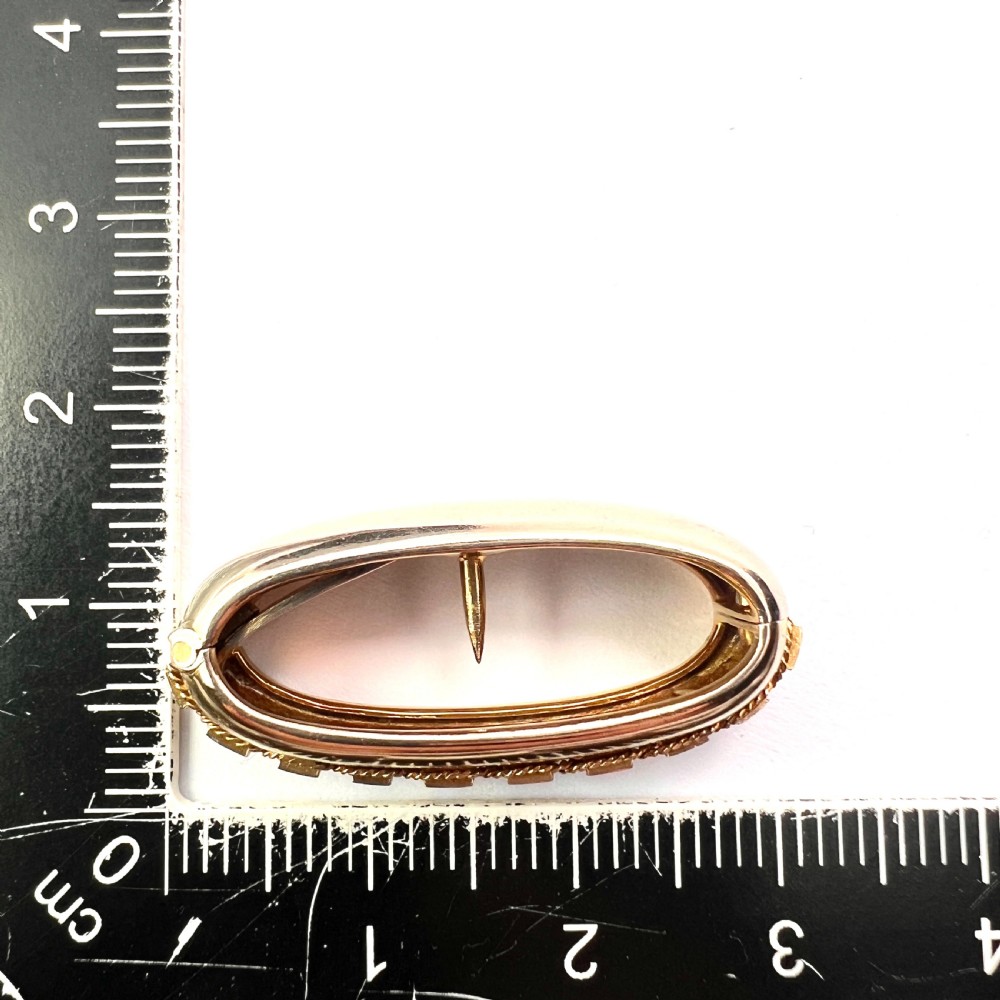 Antique 9CT Gold Scarf Clip  View X