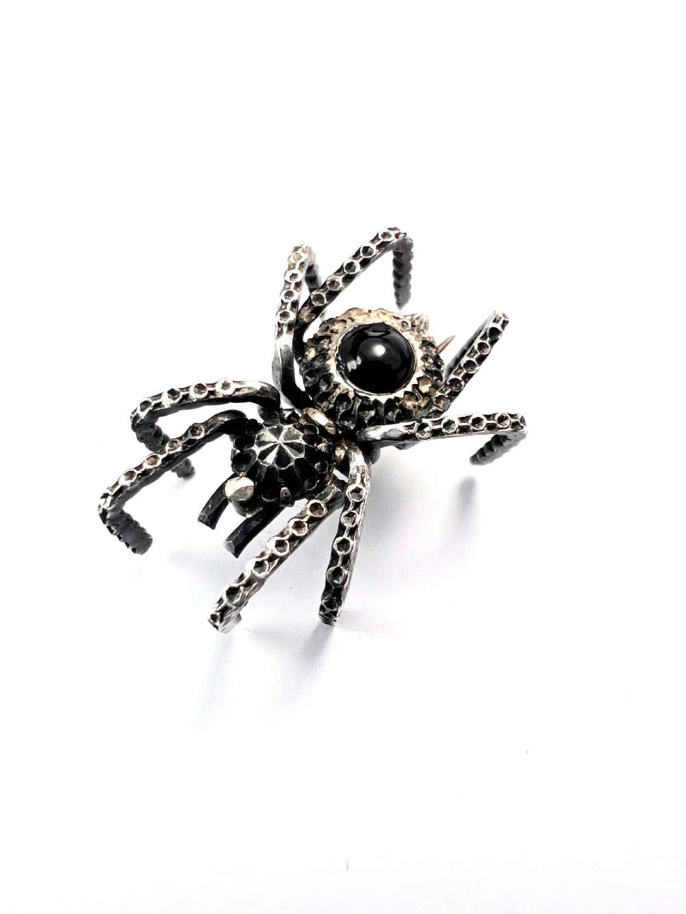 Victorian Silver Spider Brooch