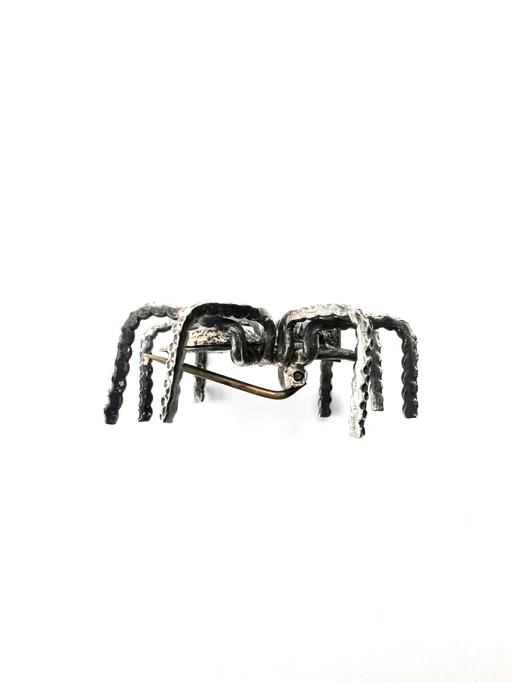 Victorian Silver Spider Brooch View IV