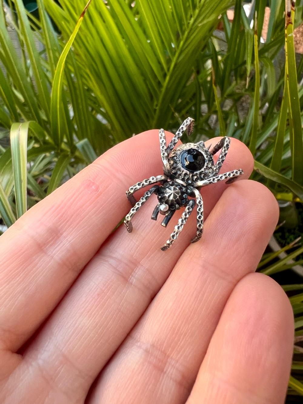 Victorian Silver Spider Brooch View VIII