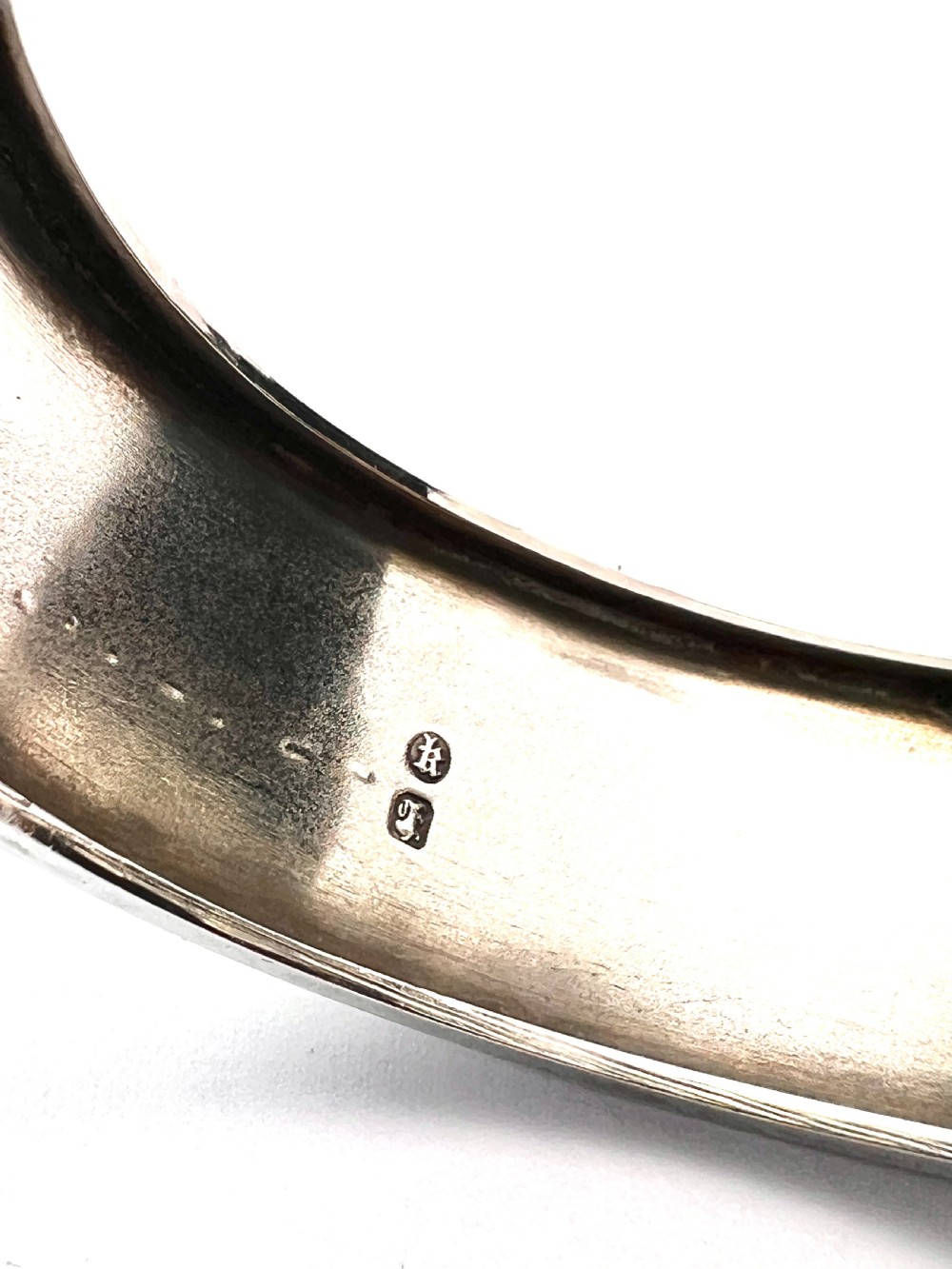 Victorian Sterling Silver Belt Buckle Cuff Bangle View VIII