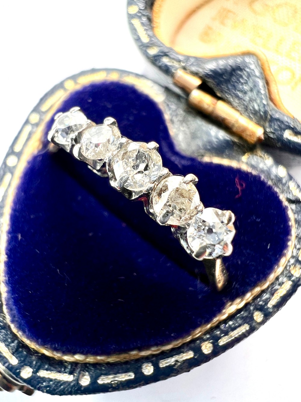 Vintage Five-Stone Diamond 18CT Gold Engagement Ring