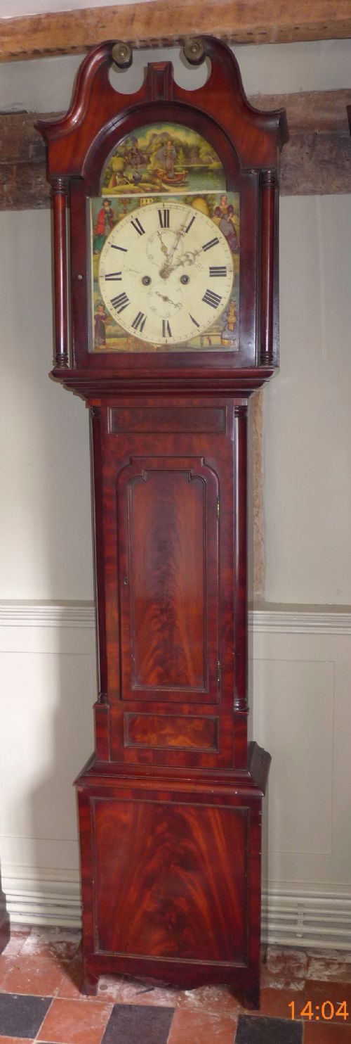 Good Early19th Cent Mahogany Longcase Clock