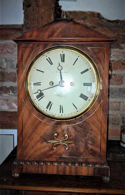 19th Cent Fusee Bracket Clock