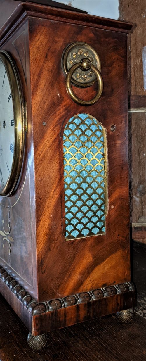 fig 1. 19th Cent Fusee Bracket Clock