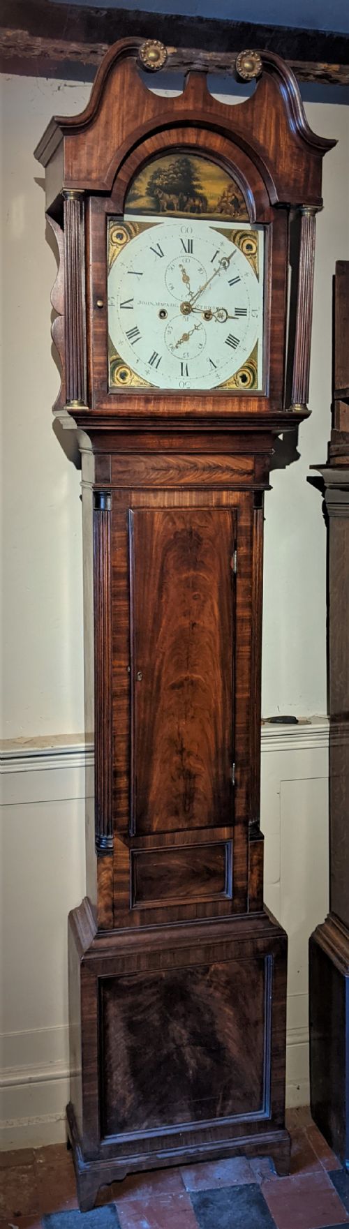 Early 19th Cent Scottish Long Case Longcase Grandfather Clock