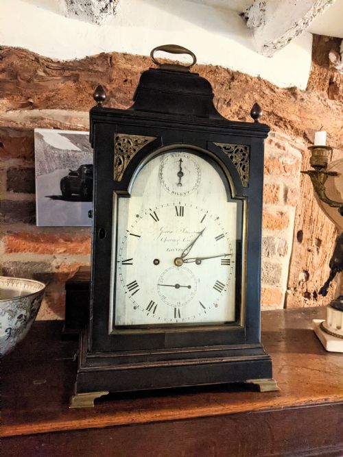 18th Cent Fusee Bracket Clock