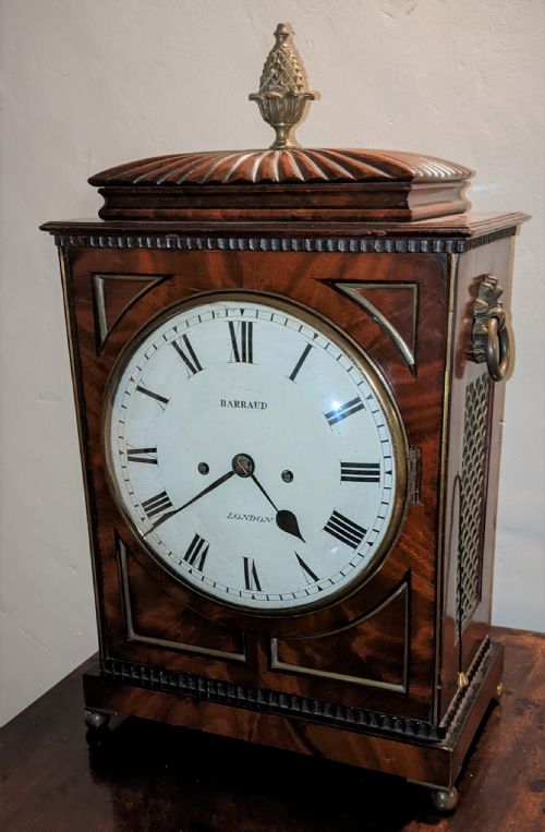 Regency Mahogany Bracket Clock