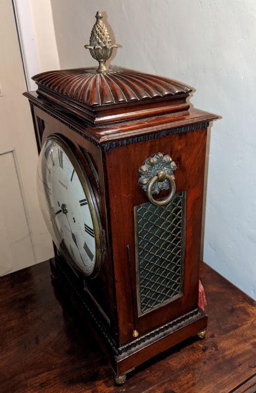 fig 1. Regency Mahogany Bracket Clock