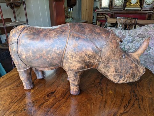 Liberty Leather Rhino Footstool