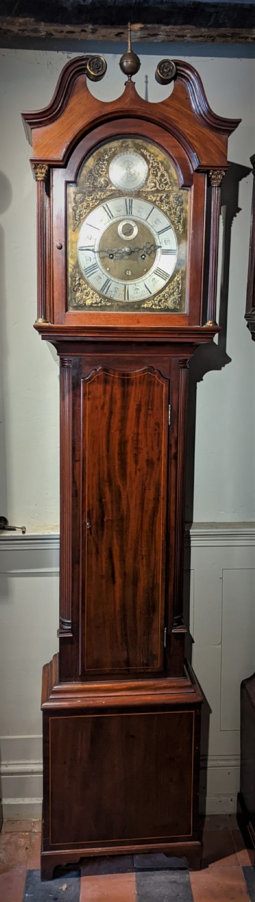 Mahogany 8 Day Longcase Grandfather Clock