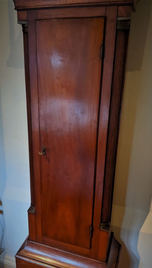 fig 2. Rare Late 18th Cent American Longcase Long Case Grandfather Clock
