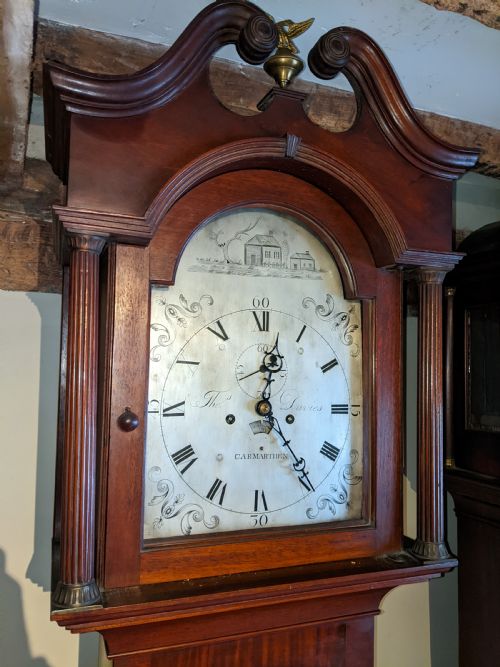 18th Cent Welsh Longcase Long Case Grandfather Clock