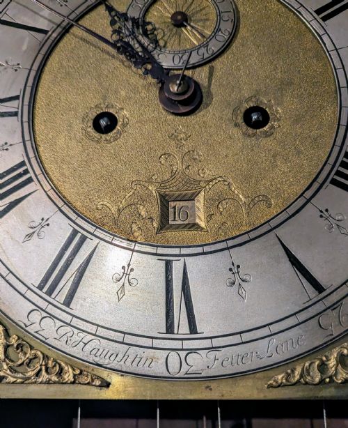 fig 2. Early 18th Cent Walnut Long Case Longcase Grandfather Clock