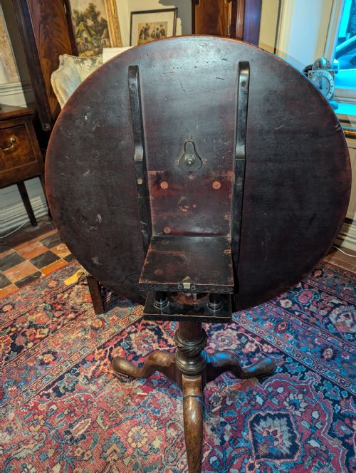 GEO III MAHOGANY TRIPOD TABLE - ADDITIONAL PHOTO 2