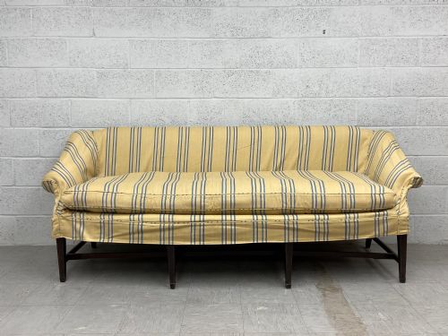 Geo III Scroll Arm Sofa
