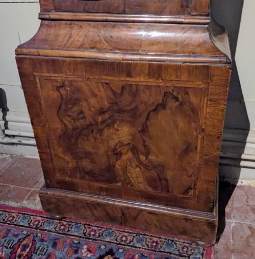 18TH CENT WALNUT LONGCASE GRANDFATHER CLOCK - ADDITIONAL PHOTO 1