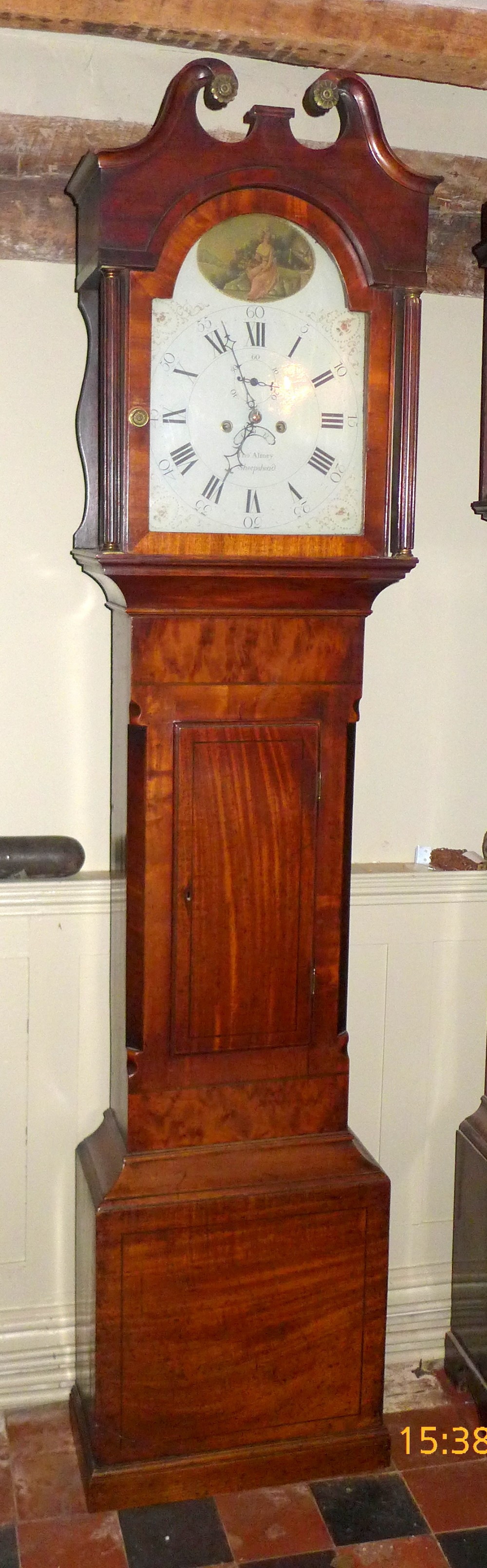 Early 19th Cent Mahogany Long Case Clock