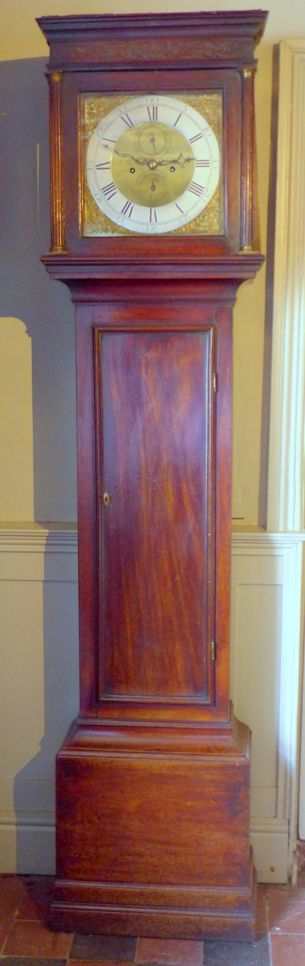Fine 18th Cent Mahogany 8 Day Longcase Clock