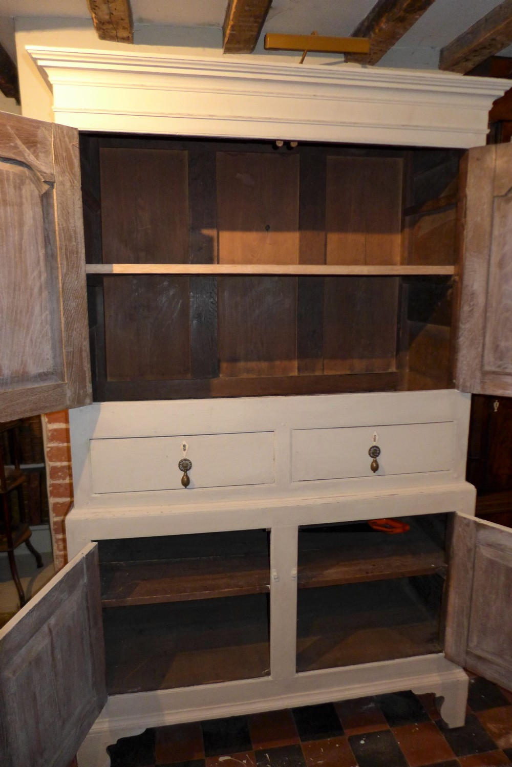 18th Cent Painted
Housekeepers Cupboard View V