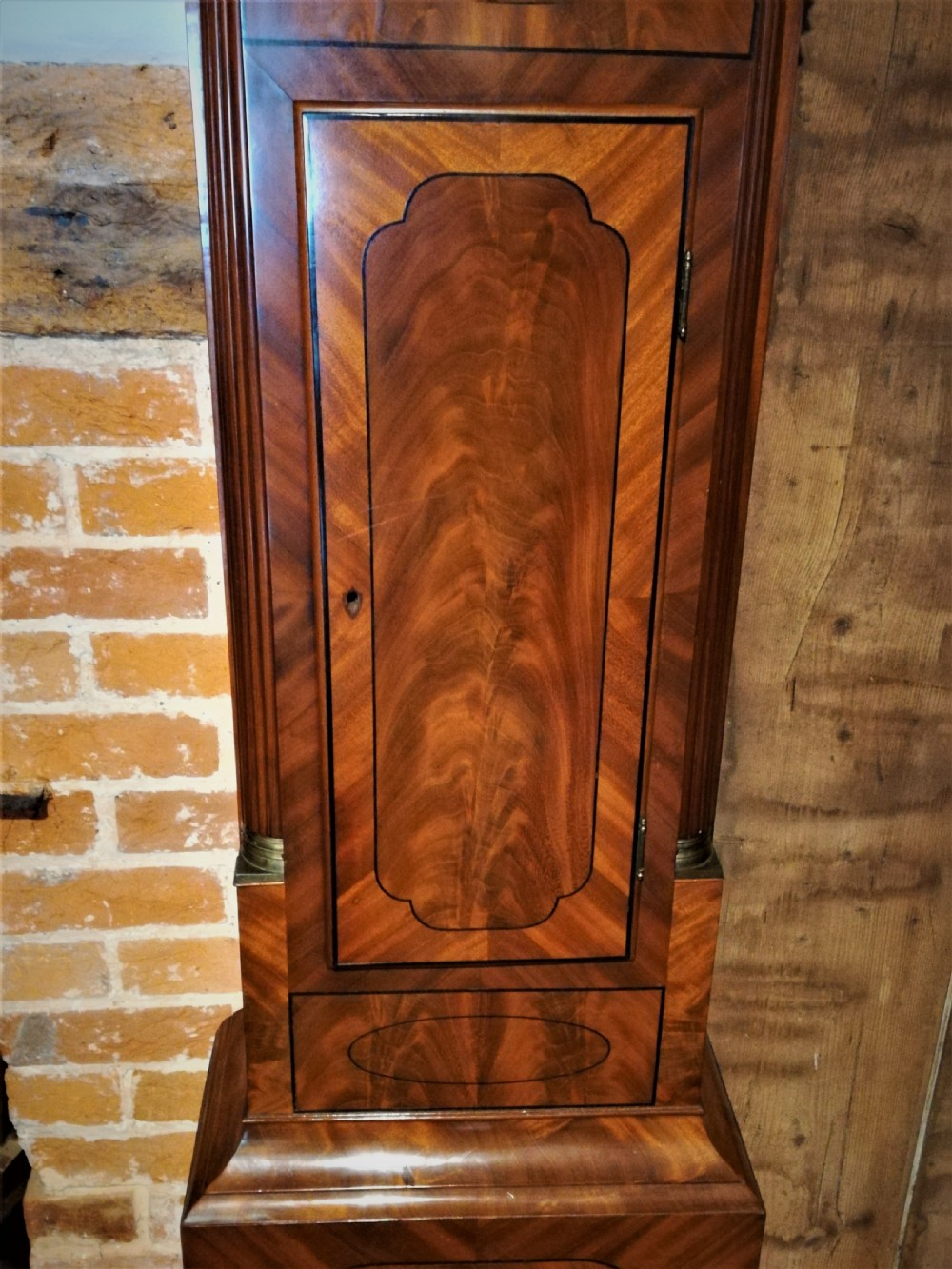 Superb Early 19th Cent Mahogany Long Case Longcase Grandfather Clock View V