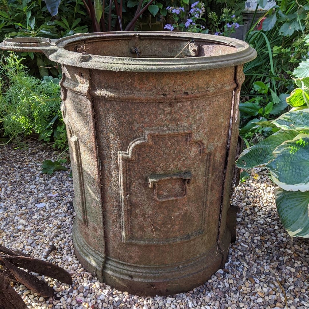 19th Cent Cast Iron Planter