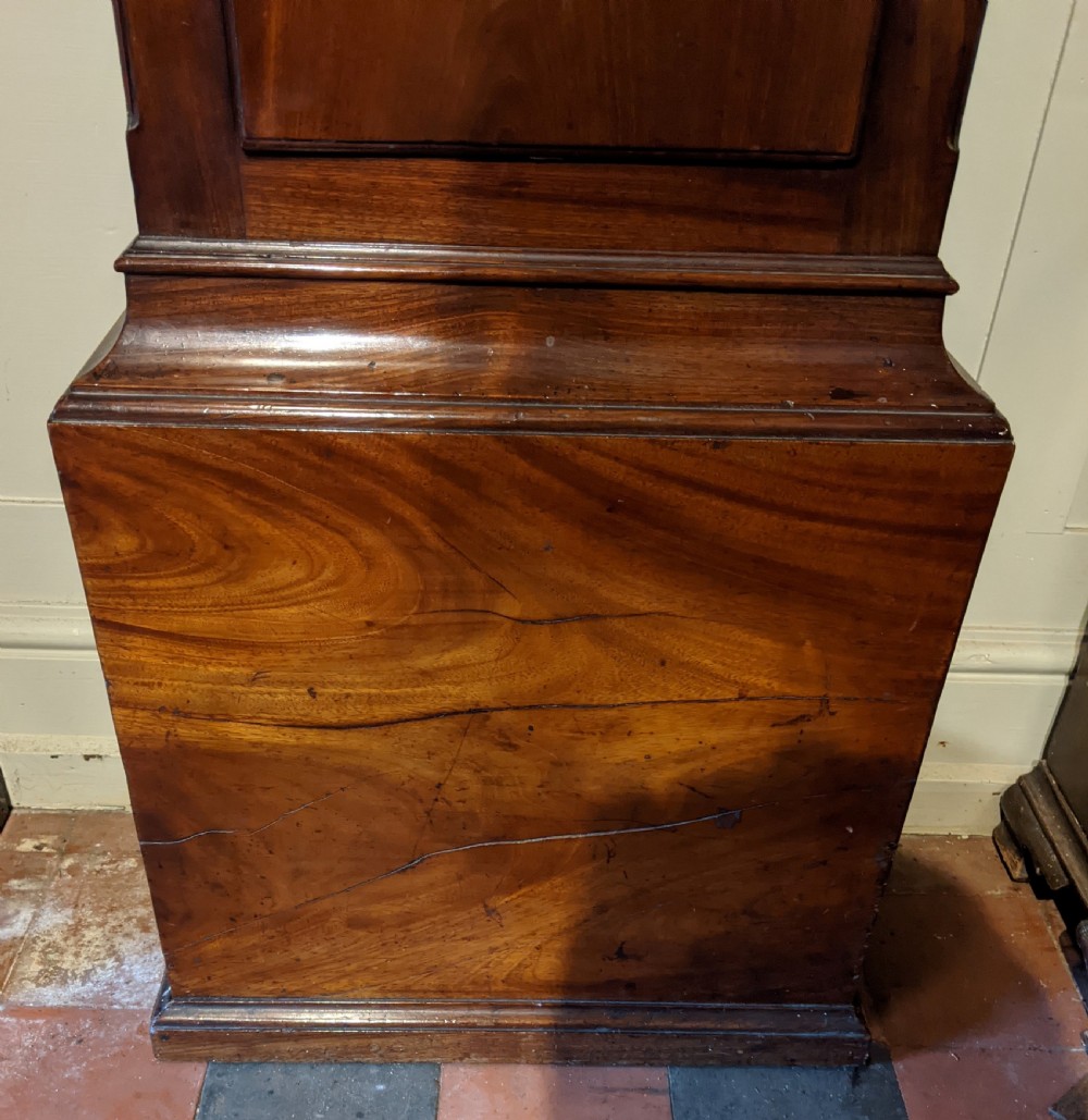 Late 18th Cent Mahogany 8 Day longcase  Long Case Grandfather Clock View IV